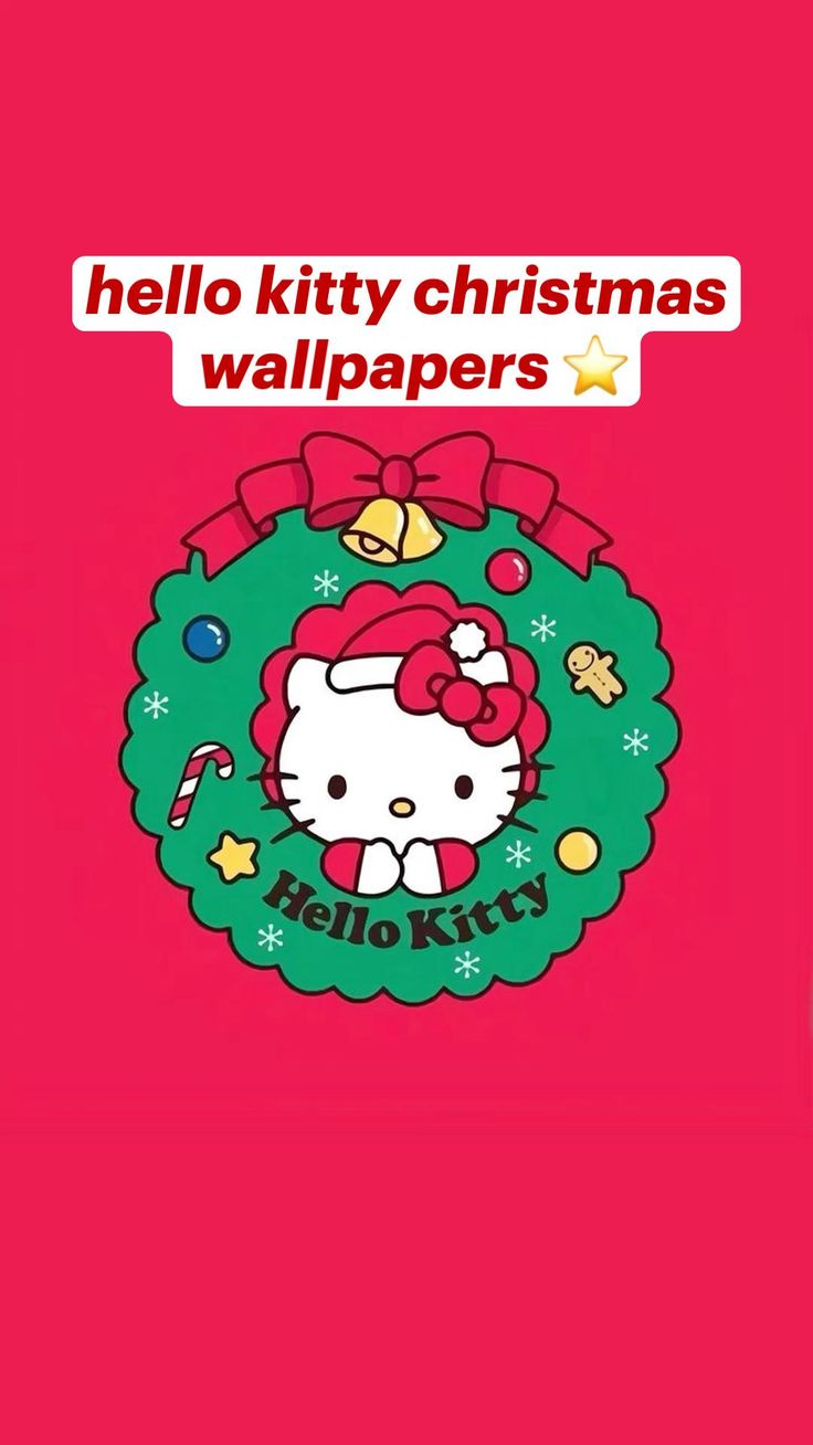 Christmas Lockscreen Hello Kitty