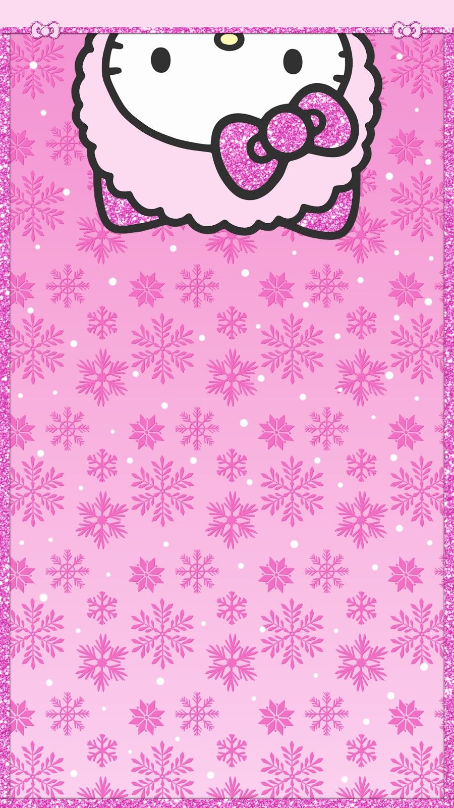 Christmas Pink Wallpaper Sanrio