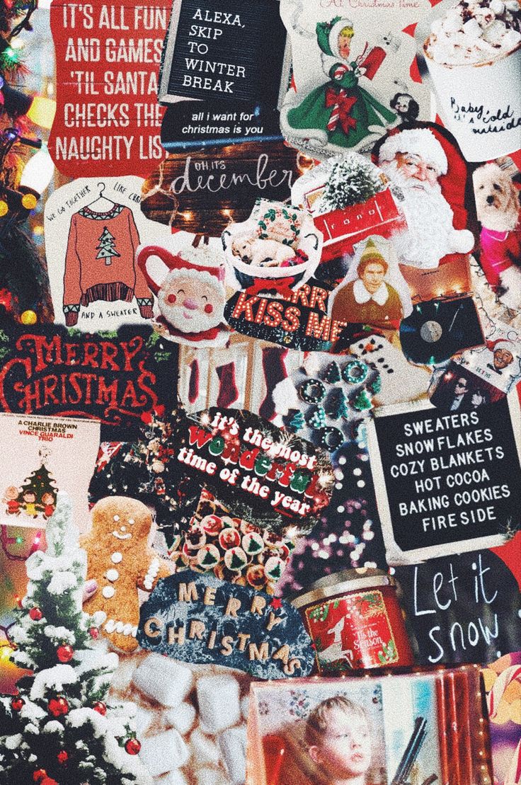 Christmas Wallpaper Aesthetic Iphone