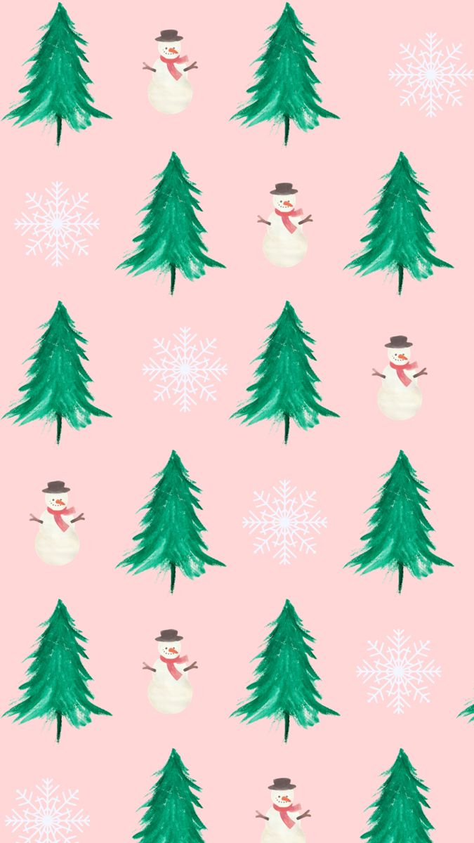 Christmas Wallpaper Aesthetic Pink