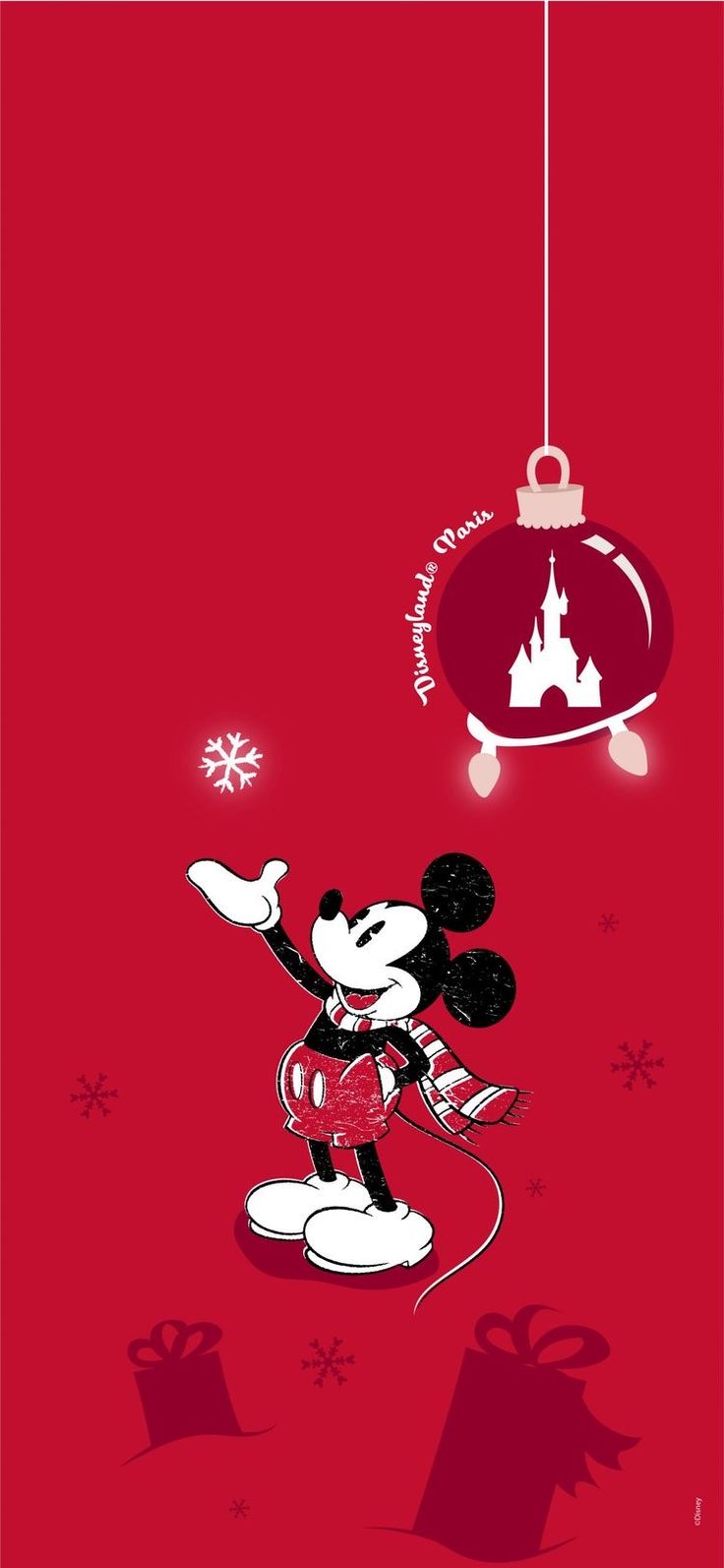 Christmas Wallpaper Mickey Mouse