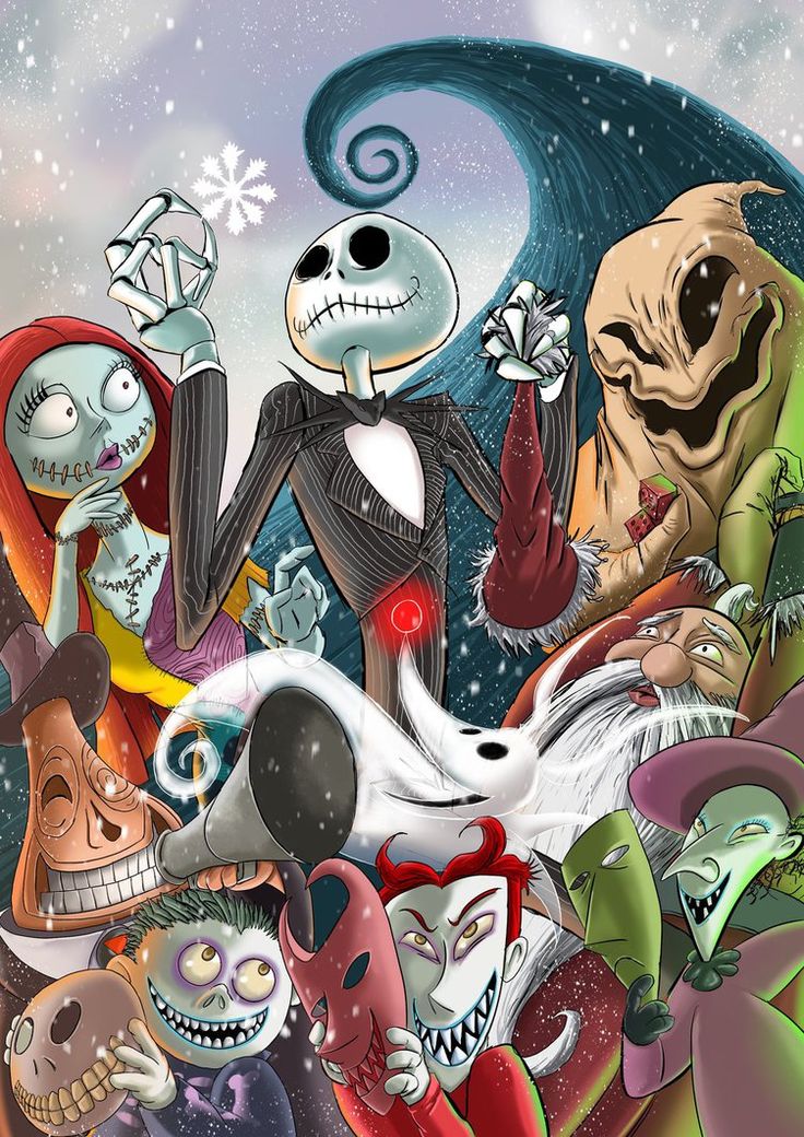 Christmas Wallpaper Nightmare Before