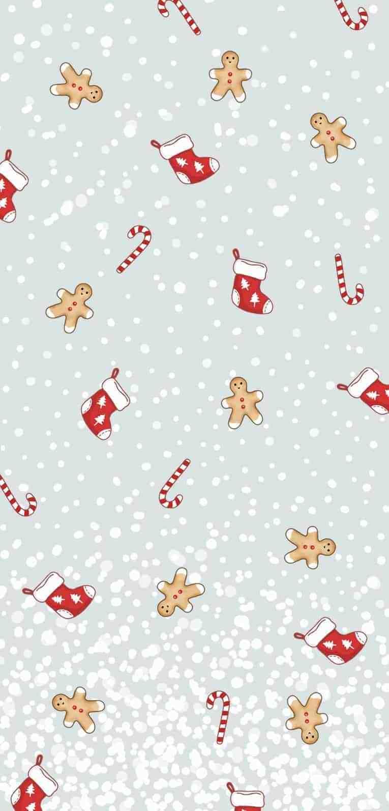 Christmas Wallpaper White Background