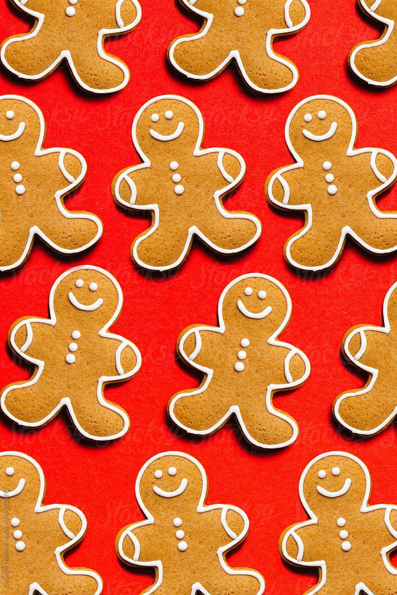 Gingerbread Christmas Tree Wallpaper