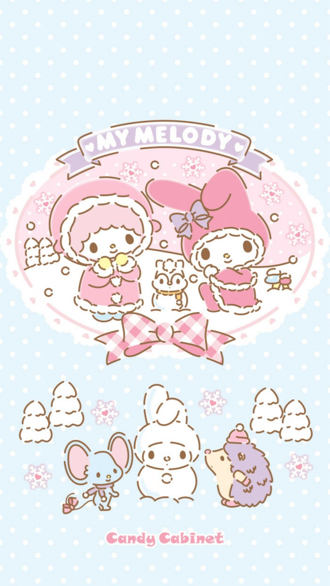 Kawaii Sanrio Christmas Wallpaper