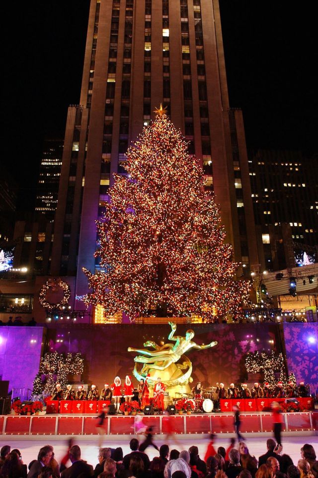 Ny Christmas Tree Wallpaper