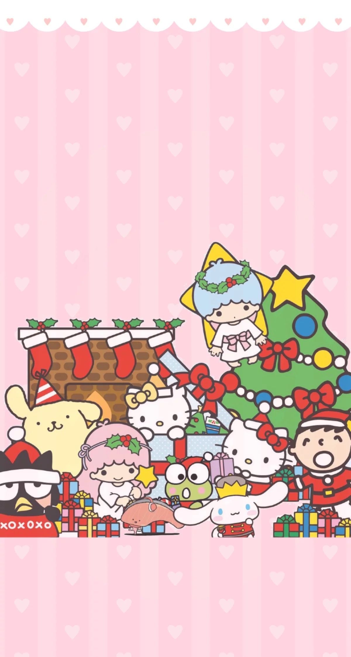 Sanrio Aesthetic Christmas Wallpaper