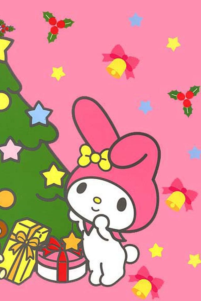 Sanrio Christmas Tree Wallpaper