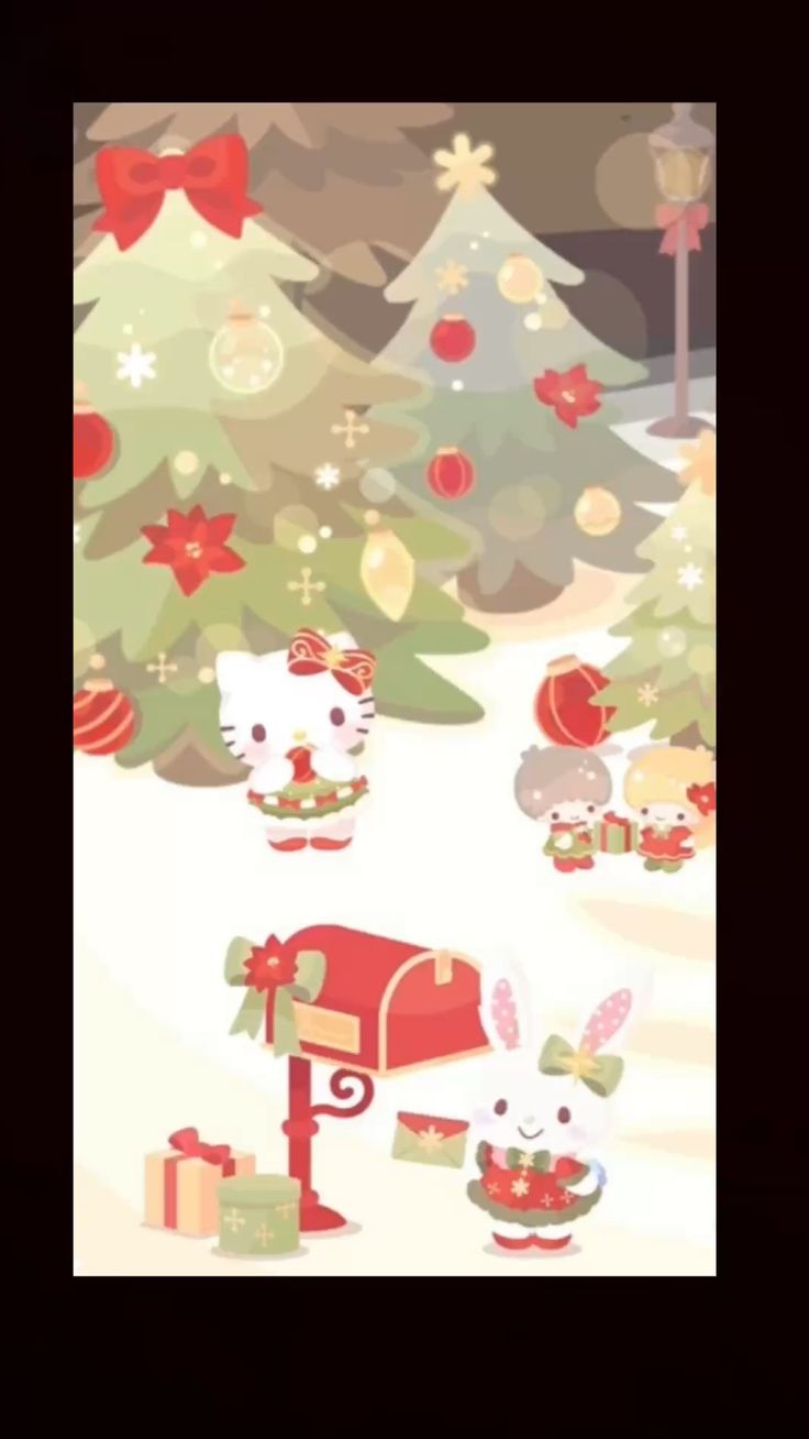 Sanrio Christmas Wallpaper Hd