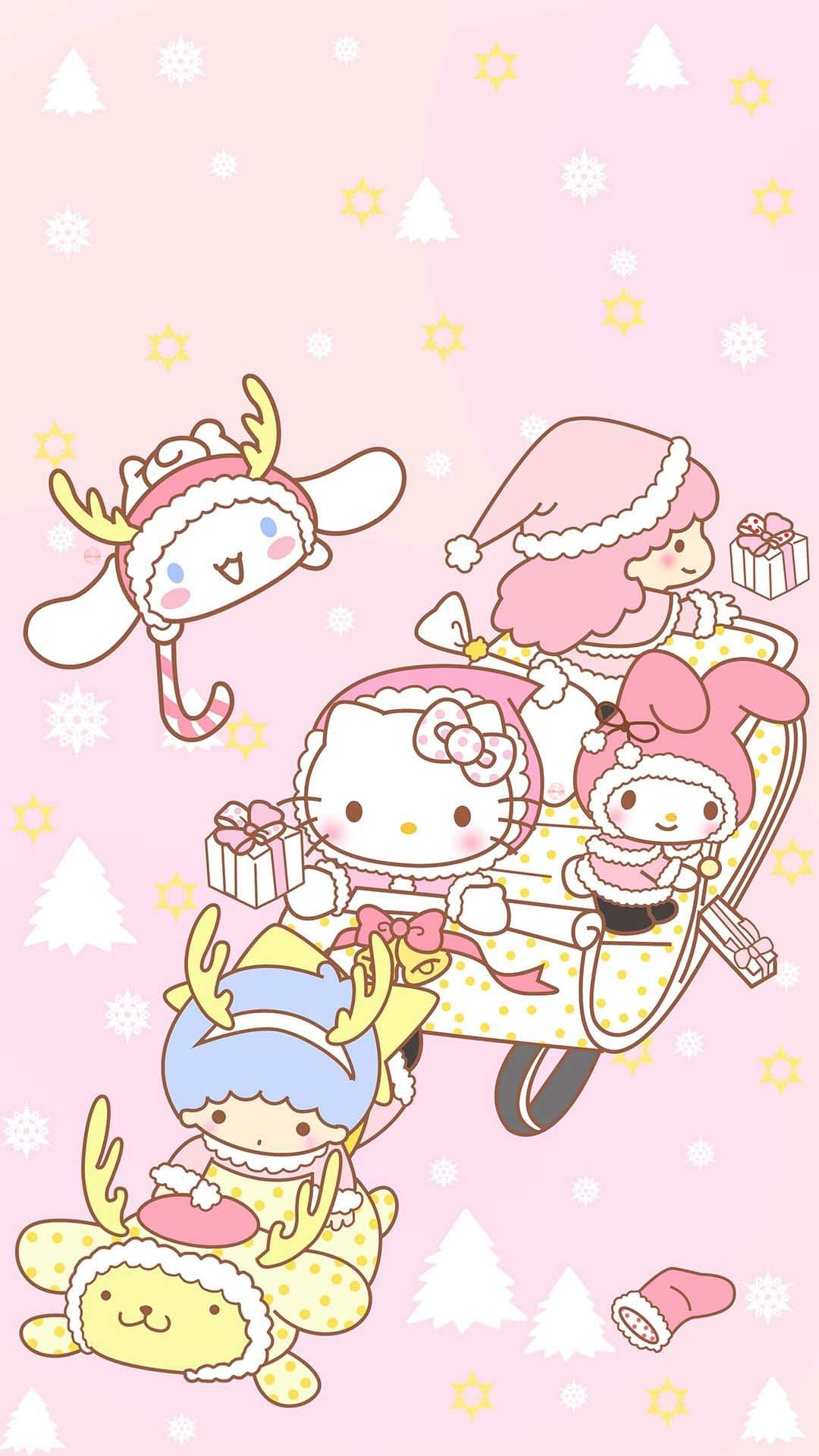 Sanrio Christmas Wallpaper Landscape