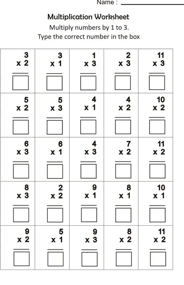 30 Mental Math Multiplication Worksheet