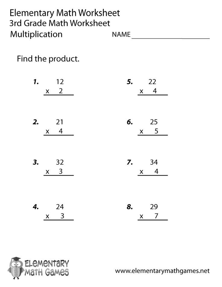 30 Multiplication Sheets 3Rd Grade