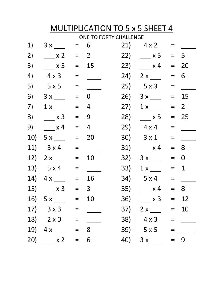 30 Multiplication Sheets 3Rd Grade