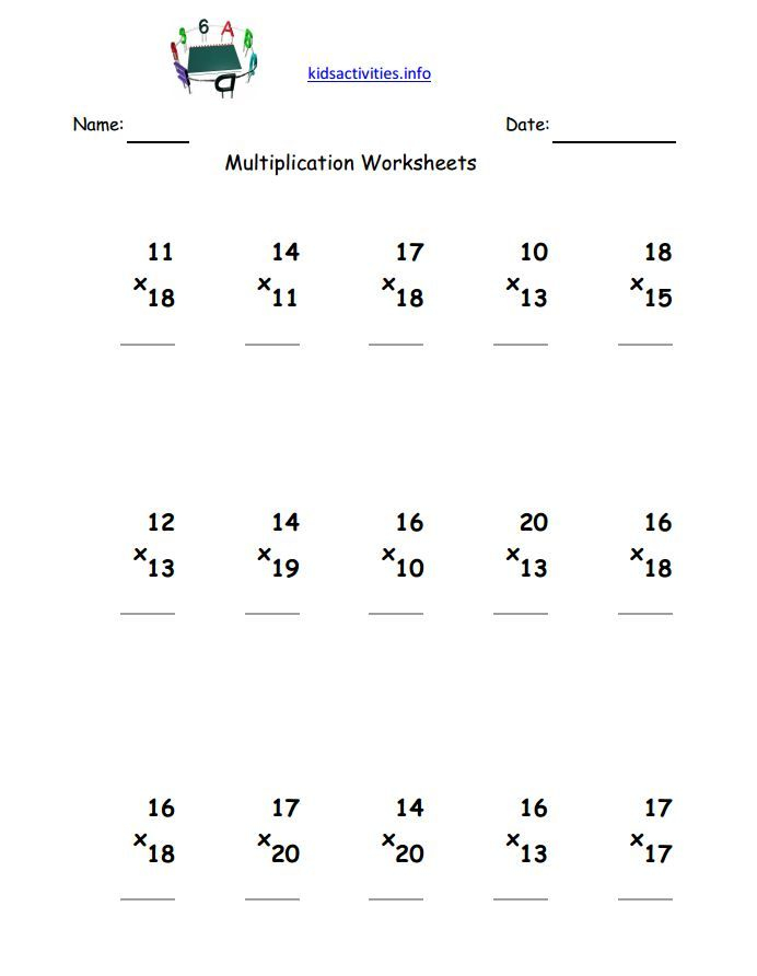 30 Multiplication Sheets 3Rd Grade