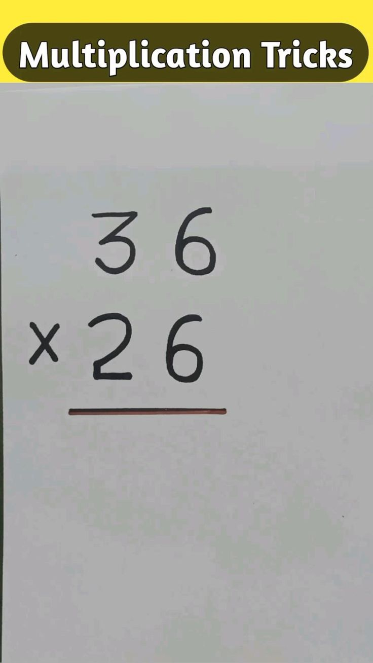 30 Multiply By 3 Tricks