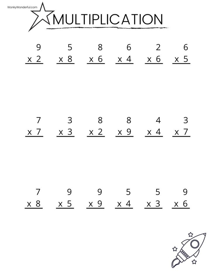 30 Second Grade Multiplication Worksheets