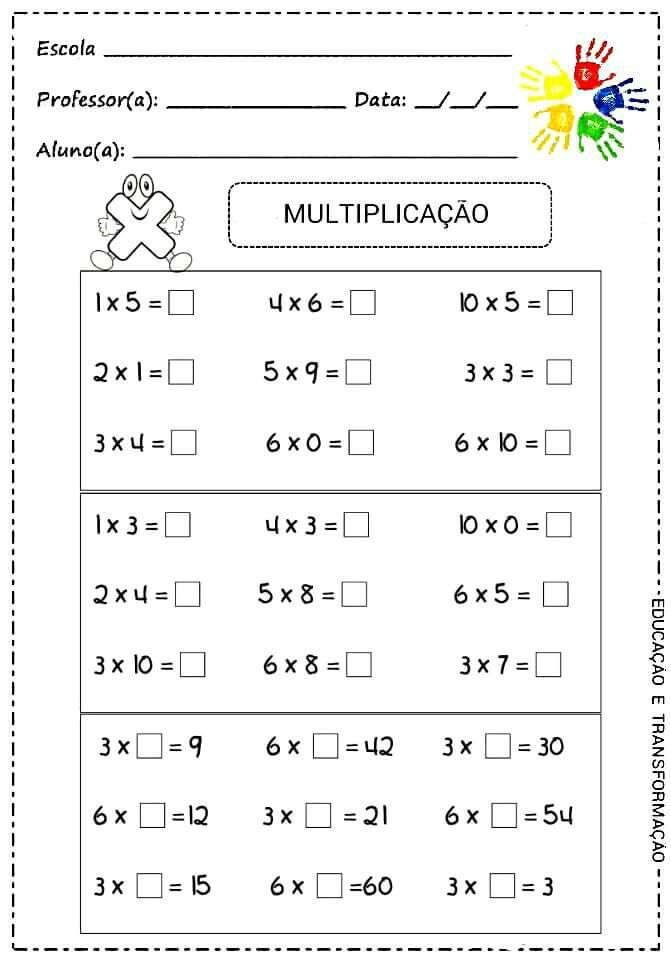 30 Second Grade Multiplication Worksheets