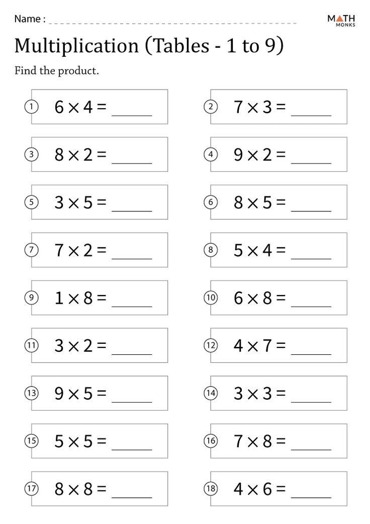 30 Second Grade Multiplication Worksheets